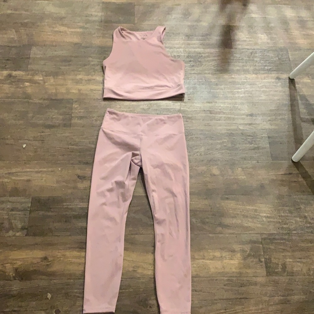 Banana republic High rise leggings and top set